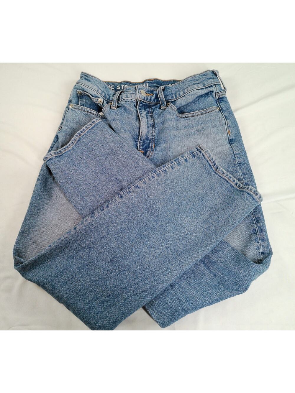 J.Crew Re-Imagined Women’s Cropped Jeans Light Wash 25x24 Slim Straight